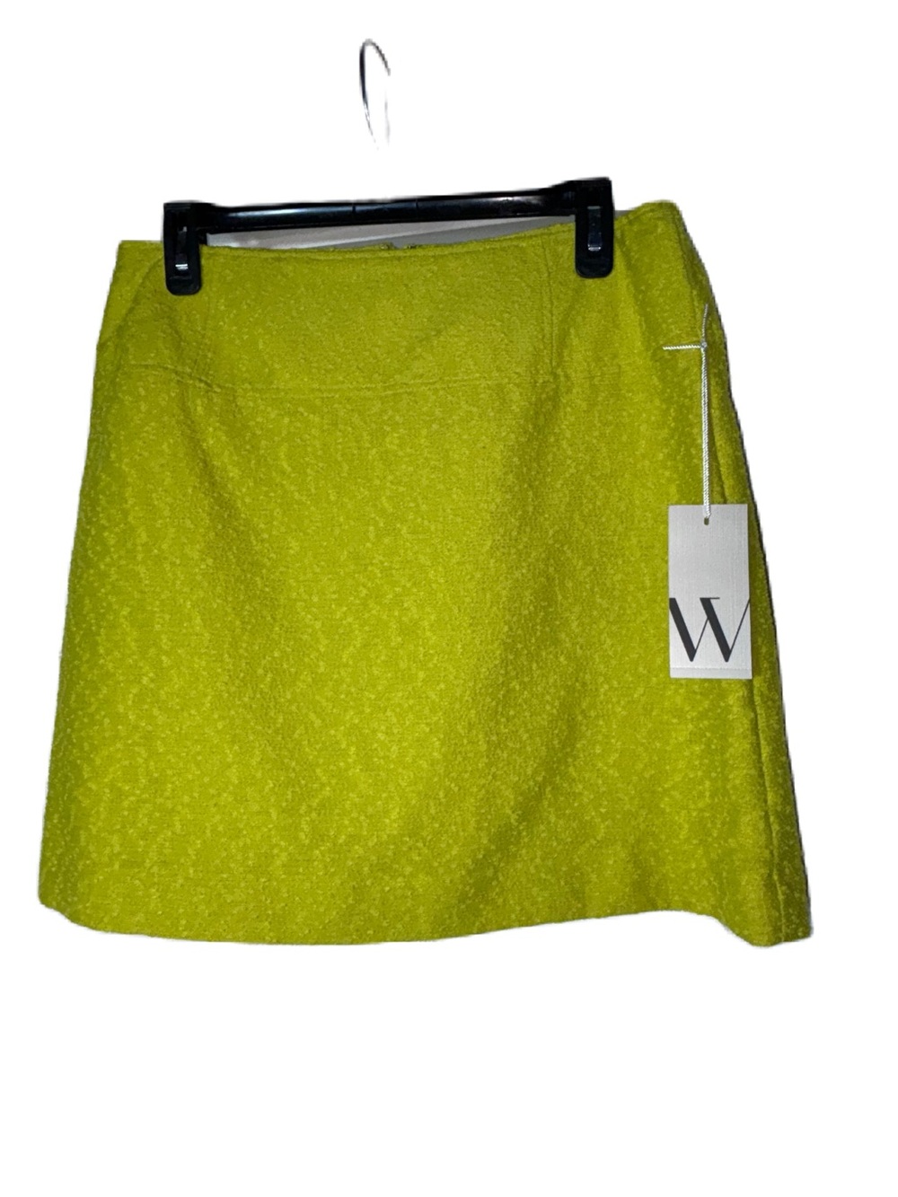Worthington Citronelle Lime Green Mini Skirt
